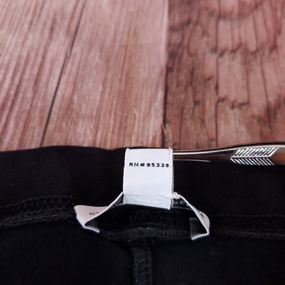 James Perse Womens Size 2 Stretch Jersey Long Leggings Black WHB1360 - Picture 9 of 11